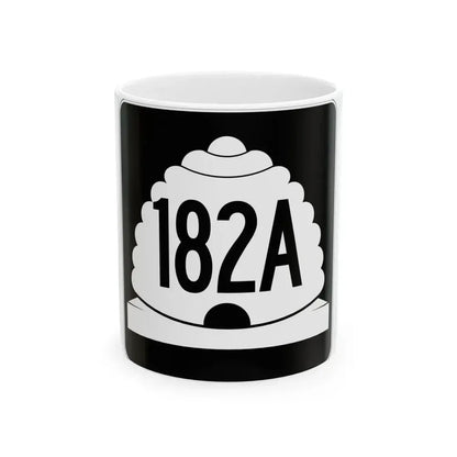 Utah SR 182A (Utah) (Road Sign) White Coffee Mug 11oz - Go Mug Yourself