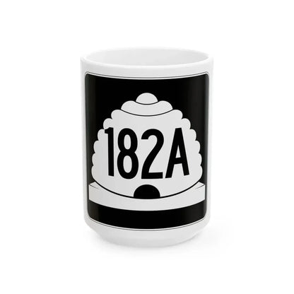 Utah SR 182A (Utah) (Road Sign) White Coffee Mug 15oz - Go Mug Yourself
