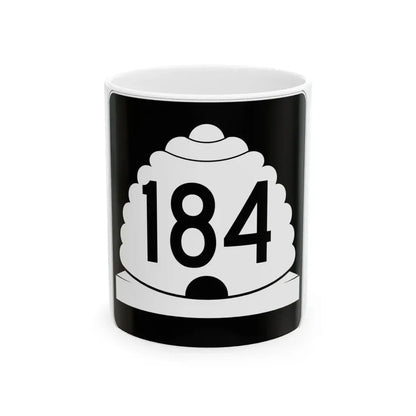Utah SR 184 (Utah) (Road Sign) White Coffee Mug 11oz - Go Mug Yourself
