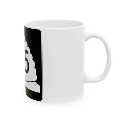 Utah SR 185 (Utah) (Road Sign) White Coffee Mug - Go Mug Yourself
