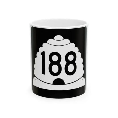 Utah SR 188 (Utah) (Road Sign) White Coffee Mug 11oz - Go Mug Yourself