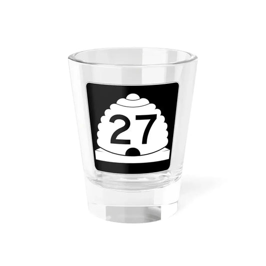 Utah SR 27 (Utah) (Road Sign) Shot Glass 1.5oz 1.5oz - Go Mug Yourself