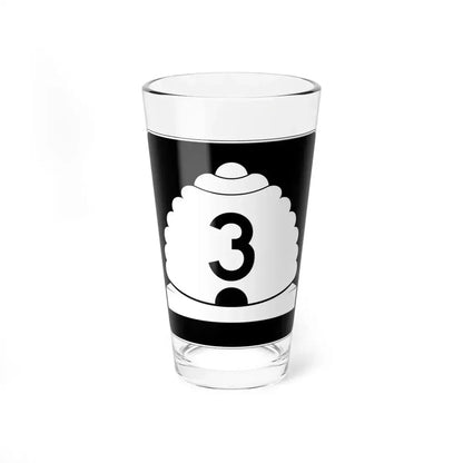 Utah SR 3 (Utah) (Road Sign) Pint Glass 16oz 16oz - Go Mug Yourself