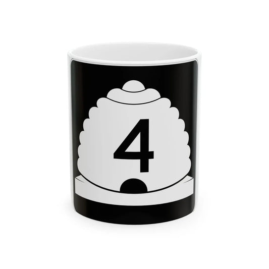 Utah SR 4 (Utah) (Road Sign) White Coffee Mug 11oz - Go Mug Yourself