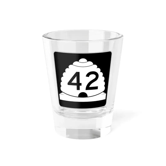 Utah SR 42 (Utah) (Road Sign) Shot Glass 1.5oz 1.5oz - Go Mug Yourself