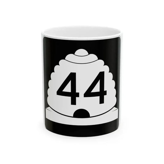 Utah SR 44 (Utah) (Road Sign) White Coffee Mug 11oz - Go Mug Yourself
