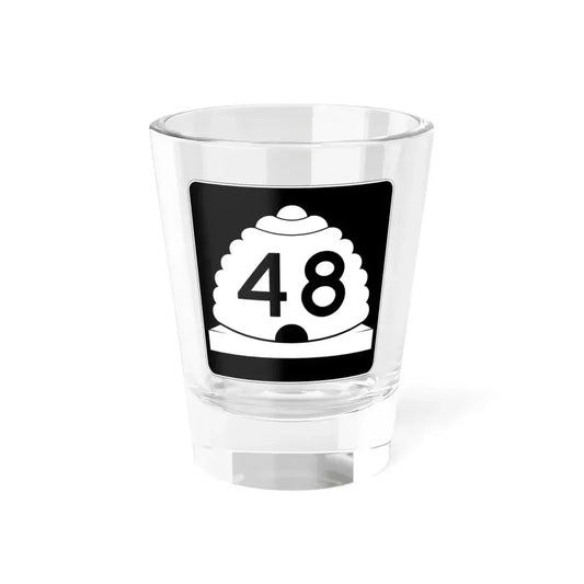 Utah SR 48 (Utah) (Road Sign) Shot Glass 1.5oz 1.5oz - Go Mug Yourself