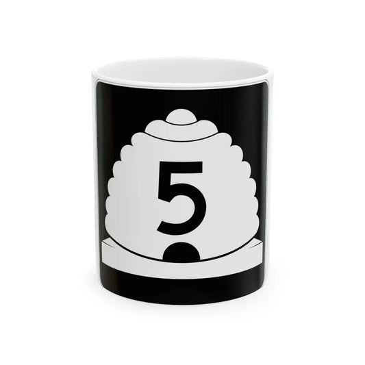 Utah SR 5 (Utah) (Road Sign) White Coffee Mug 11oz - Go Mug Yourself