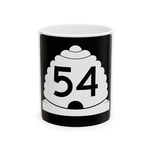 Utah SR 54 (Utah) (Road Sign) White Coffee Mug 11oz - Go Mug Yourself