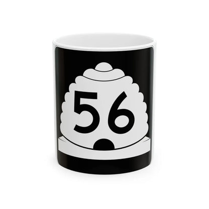 Utah SR 56 (Utah) (Road Sign) White Coffee Mug 11oz - Go Mug Yourself
