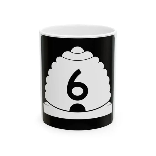 Utah SR 6 (Utah) (Road Sign) White Coffee Mug 11oz - Go Mug Yourself
