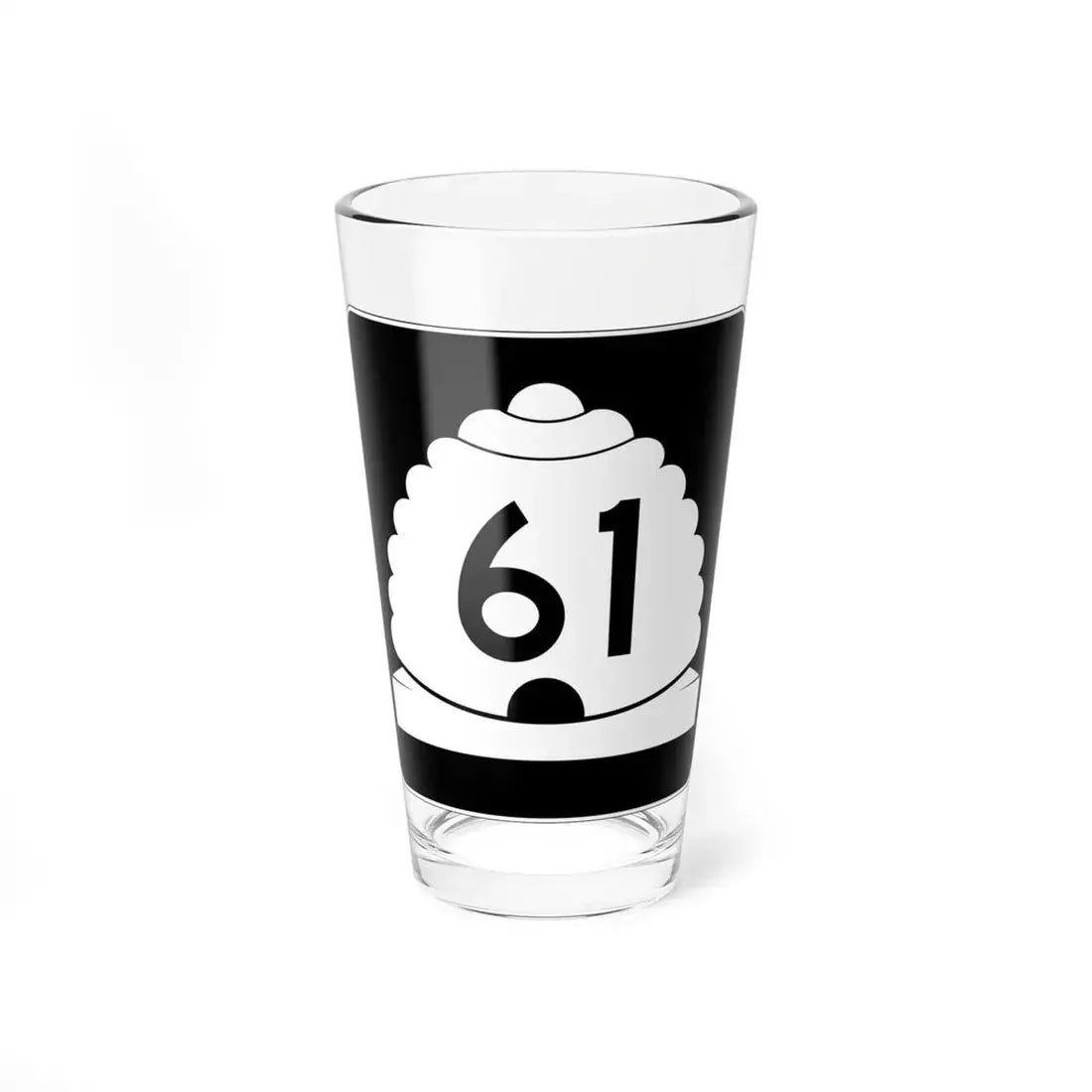 Utah SR 61 (Utah) (Road Sign) Pint Glss 16oz 16oz - Go Mug Yourself