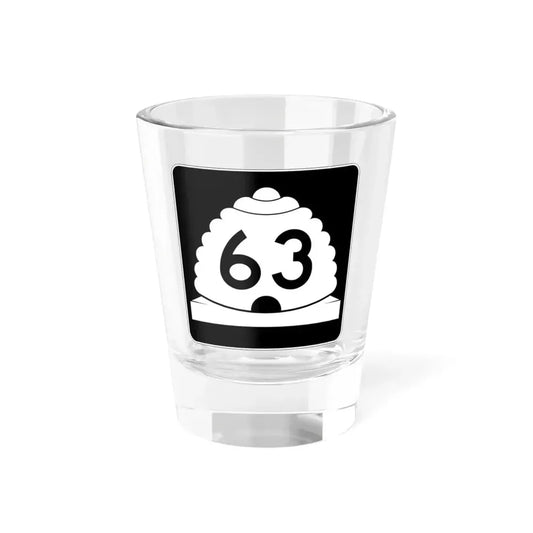 Utah SR 63 (Utah) (Road Sign) Shot Glass 1.5oz 1.5oz - Go Mug Yourself