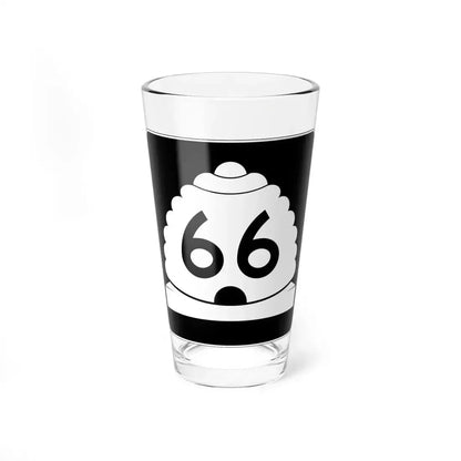 Utah SR 66 (Utah) (Road Sign) Pint Glass 16oz 16oz - Go Mug Yourself