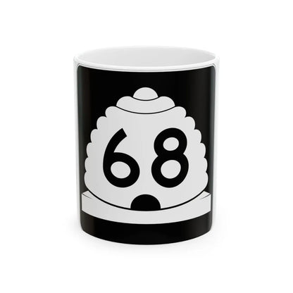 Utah SR 68 (Utah) (Road Sign) White Coffee Mug 11oz - Go Mug Yourself