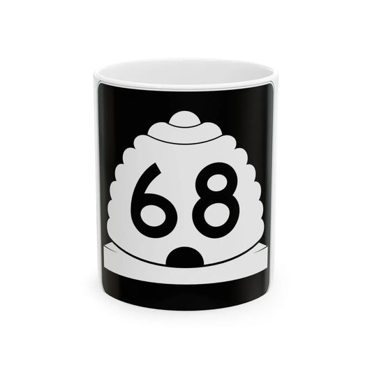 Utah SR 68 (Utah) (Road Sign) White Coffee Mug 11oz - Go Mug Yourself