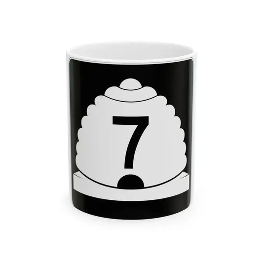 Utah SR 7 (Utah) (Road Sign) White Coffee Mug 11oz - Go Mug Yourself
