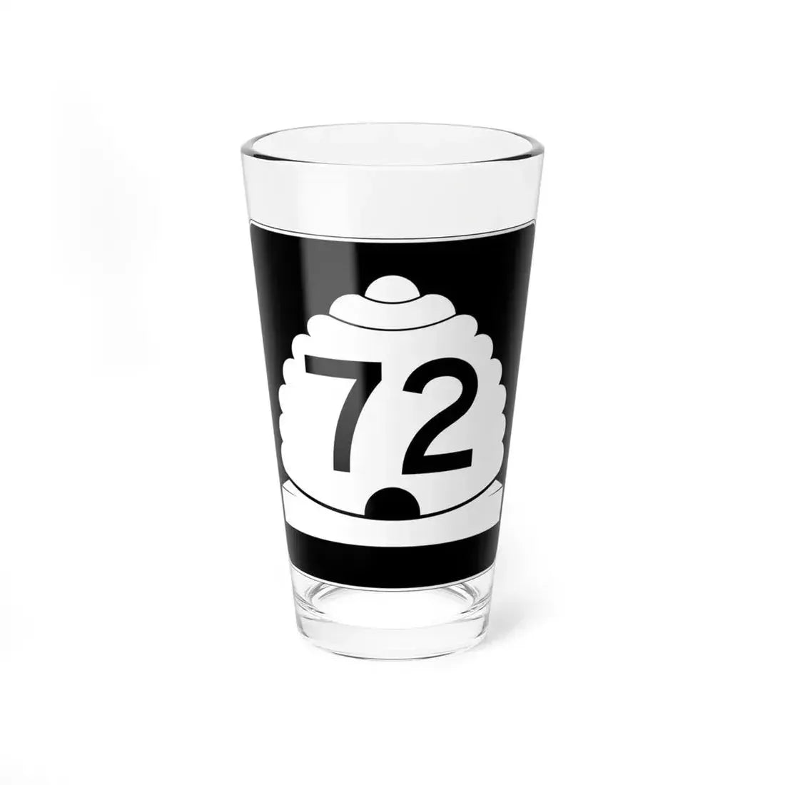 Utah SR 72 (Utah) (Road Sign) Pint Glass 16oz 16oz - Go Mug Yourself