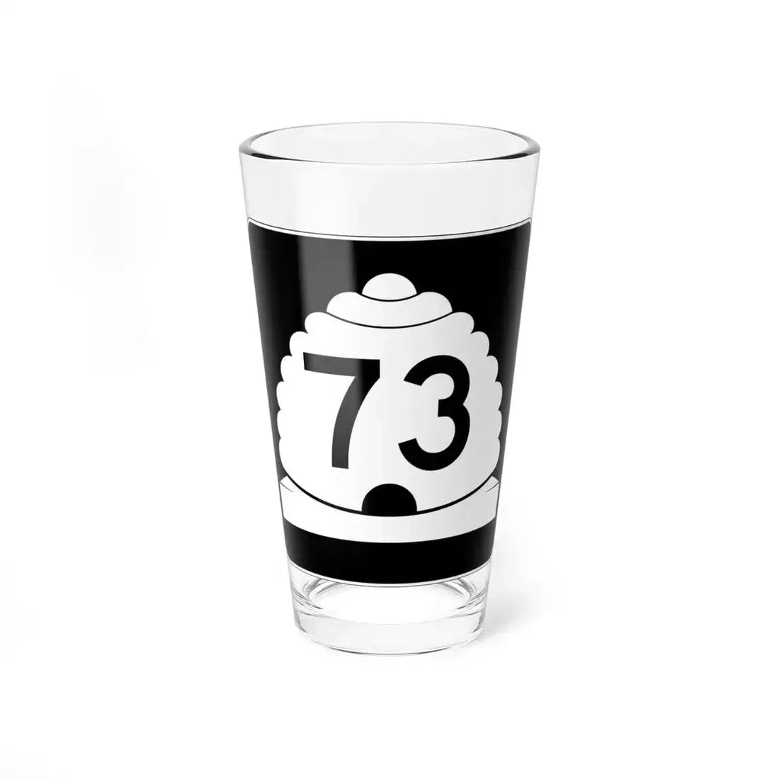 Utah SR 73 (Utah) (Road Sign) Pint Glass 16oz 16oz - Go Mug Yourself