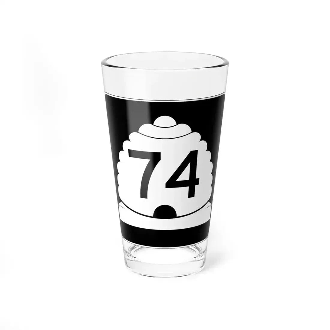 Utah SR 74 (Utah) (Road Sign) Pint Glass 16oz 16oz - Go Mug Yourself