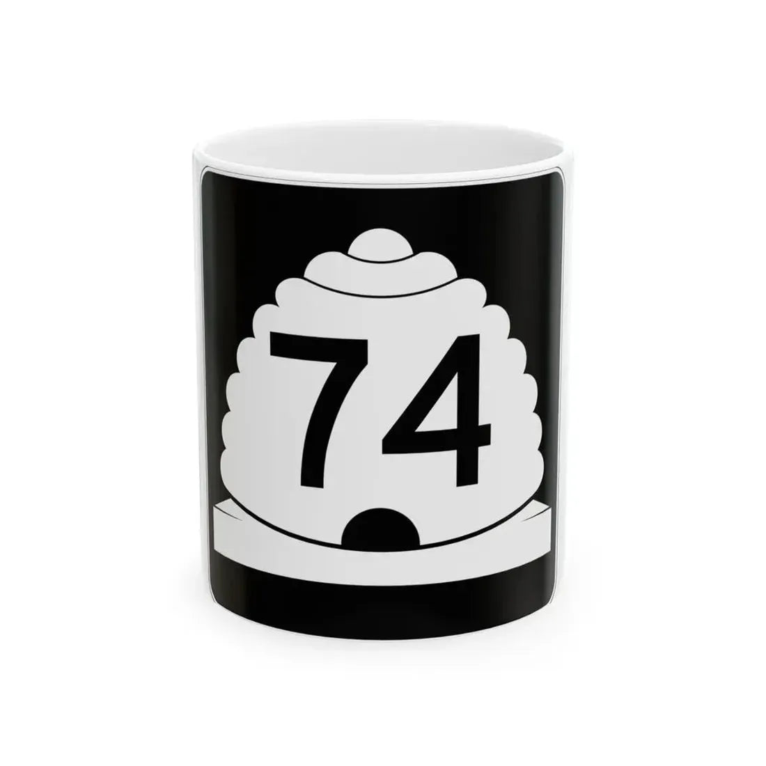 Utah SR 74 (Utah) (Road Sign) White Coffee Mug 11oz - Go Mug Yourself
