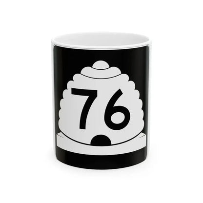 Utah SR 76 (Utah) (Road Sign) White Coffee Mug 11oz - Go Mug Yourself