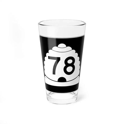 Utah SR 78 (Utah) (Road Sign) Pint Glass 16oz 16oz - Go Mug Yourself
