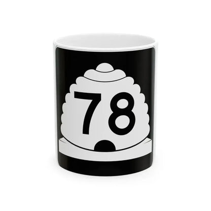 Utah SR 78 (Utah) (Road Sign) White Coffee Mug 11oz - Go Mug Yourself