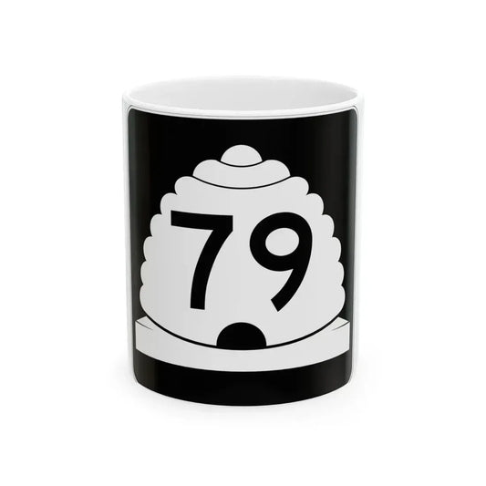 Utah SR 79 (Utah) (Road Sign) White Coffee Mug 11oz - Go Mug Yourself