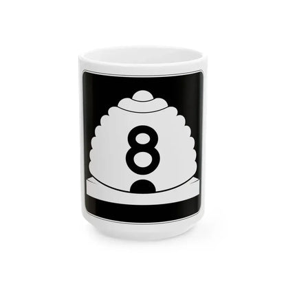 Utah SR 8 (Utah) (Road Sign) White Coffee Mug 15oz - Go Mug Yourself