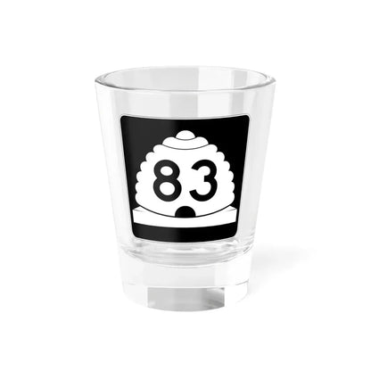 Utah SR 83 (Utah) (Road Sign) Shot Glass 1.5oz 1.5oz - Go Mug Yourself