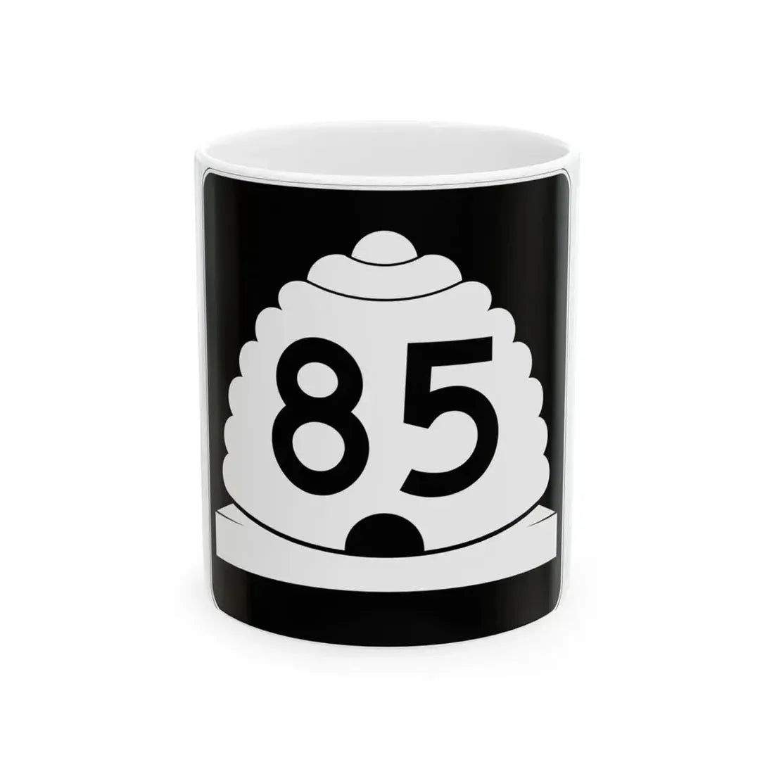 Utah SR 85 (Utah) (Road Sign) White Coffee Mug 11oz - Go Mug Yourself