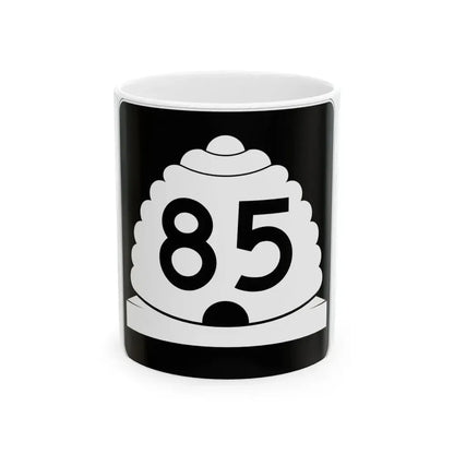 Utah SR 85 (Utah) (Road Sign) White Coffee Mug 11oz - Go Mug Yourself