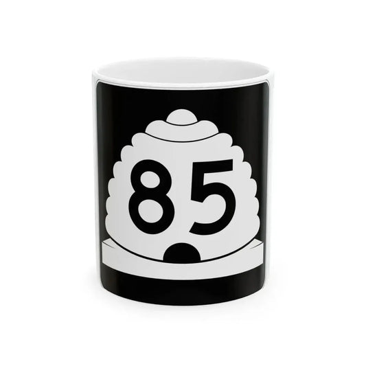 Utah SR 85 (Utah) (Road Sign) White Coffee Mug 11oz - Go Mug Yourself