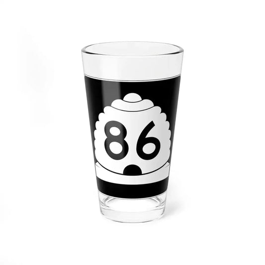 Utah SR 86 (Utah) (Road Sign) Pint Glss 16oz 16oz - Go Mug Yourself