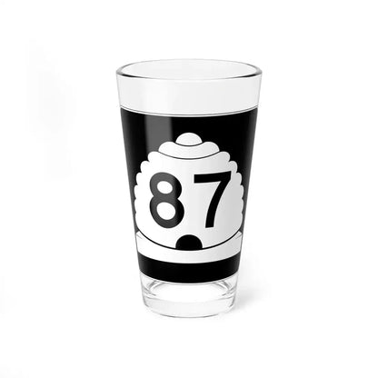 Utah SR 87 (Utah) (Road Sign) Pint Glass 16oz 16oz - Go Mug Yourself