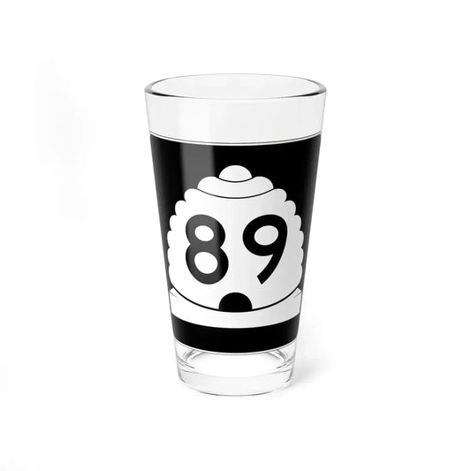 Utah SR 89 (Utah) (Road Sign) Pint Glass 16oz 16oz - Go Mug Yourself