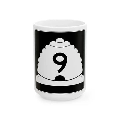 Utah SR 9 (Utah) (Road Sign) White Coffee Mug 15oz - Go Mug Yourself