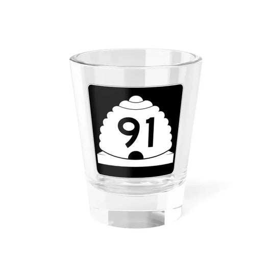 Utah SR 91 (Utah) (Road Sign) Shot Glass 1.5oz 1.5oz - Go Mug Yourself
