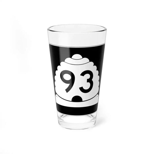Utah SR 93 (Utah) (Road Sign) Pint Glss 16oz 16oz - Go Mug Yourself