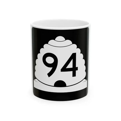 Utah SR 94 (Utah) (Road Sign) White Coffee Mug 11oz - Go Mug Yourself