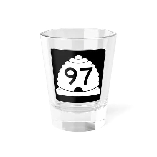Utah SR 97 (Utah) (Road Sign) Shot Glass 1.5oz 1.5oz - Go Mug Yourself