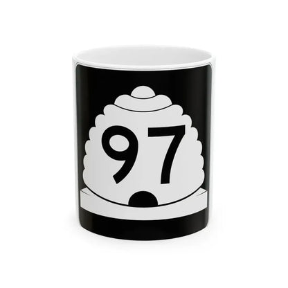 Utah SR 97 (Utah) (Road Sign) White Coffee Mug 11oz - Go Mug Yourself
