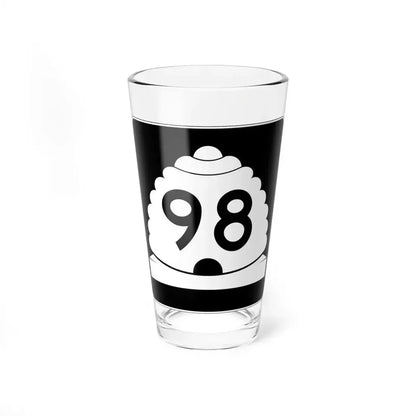 Utah SR 98 (Utah) (Road Sign) Pint Glass 16oz 16oz - Go Mug Yourself
