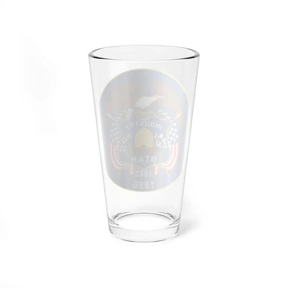 Utah State Seal NARA - Pint Glass 16oz-Go Mug Yourself