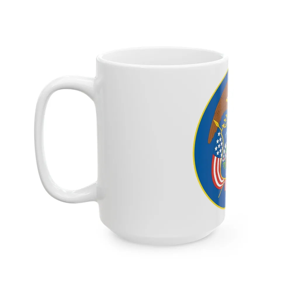 Utah State Seal NARA - White Coffee Mug-Go Mug Yourself