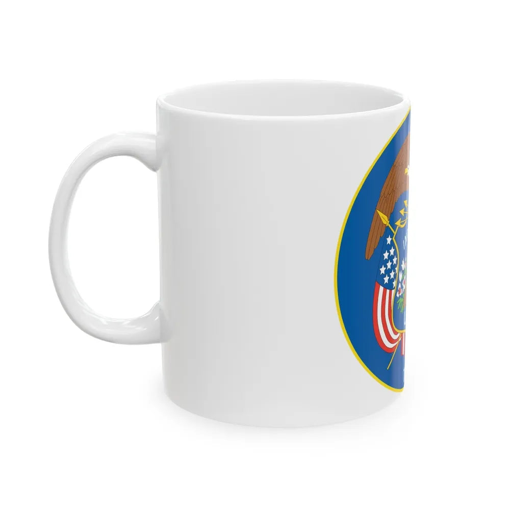 Utah State Seal NARA - White Coffee Mug-Go Mug Yourself