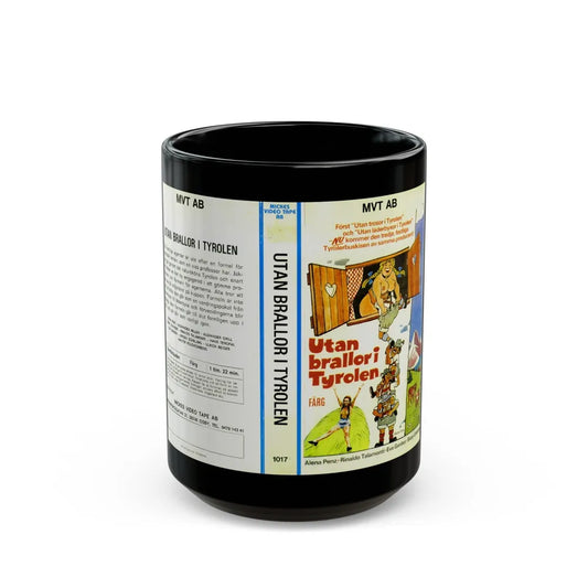 UTAN BRALLORI TYROLEN (VHS COVER) - Black Coffee Mug-15oz-Go Mug Yourself