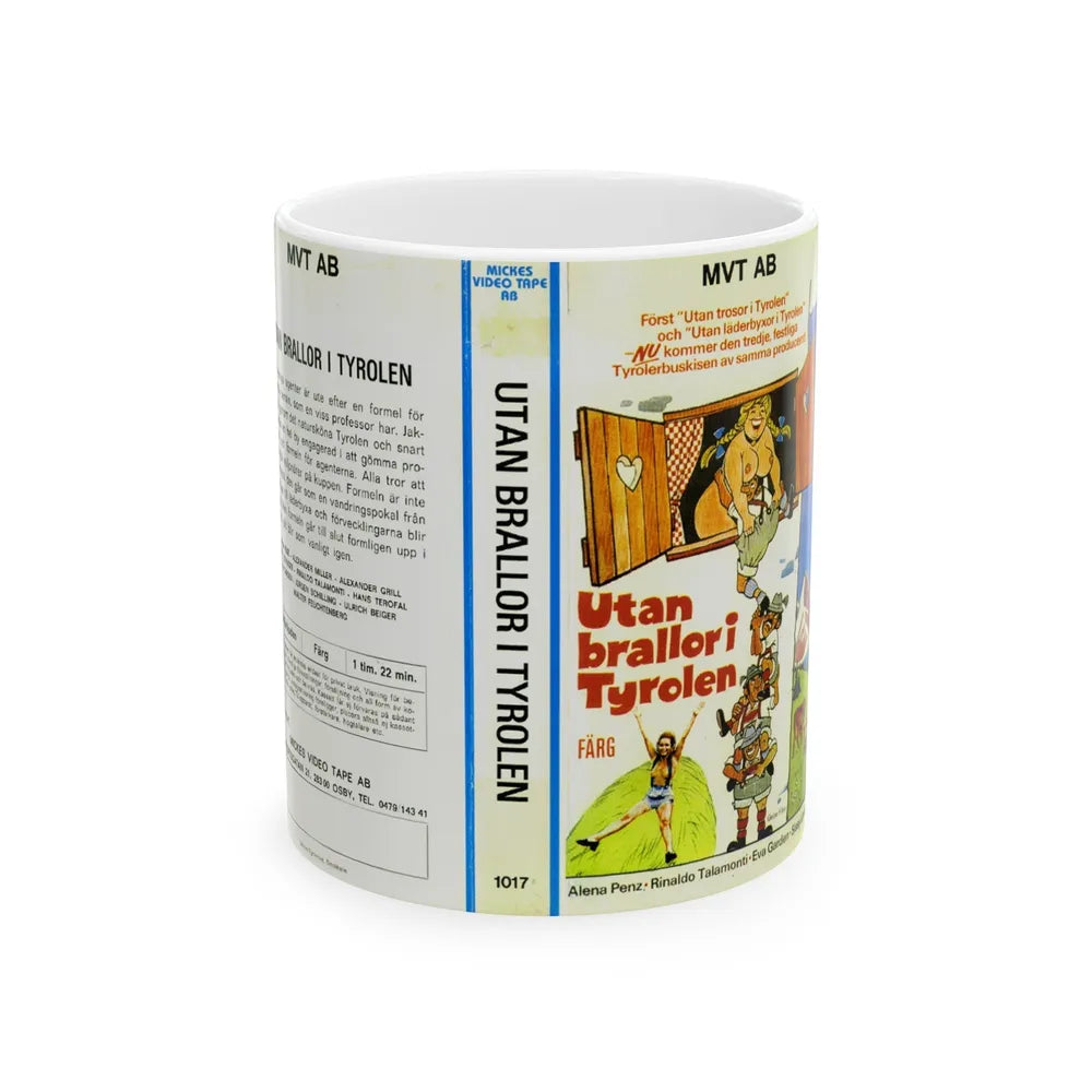 UTAN BRALLORI TYROLEN (VHS COVER) - White Coffee Mug-11oz-Go Mug Yourself