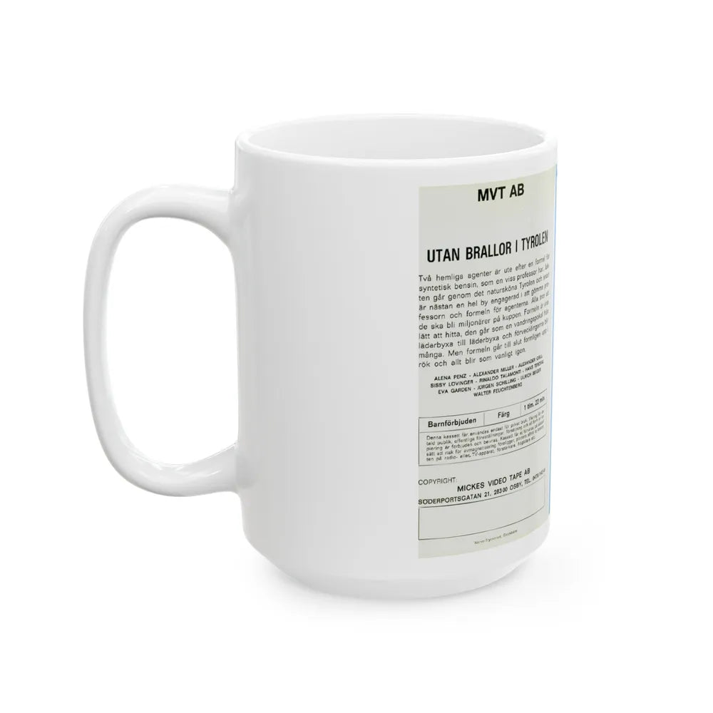 UTAN BRALLORI TYROLEN (VHS COVER) - White Coffee Mug-Go Mug Yourself